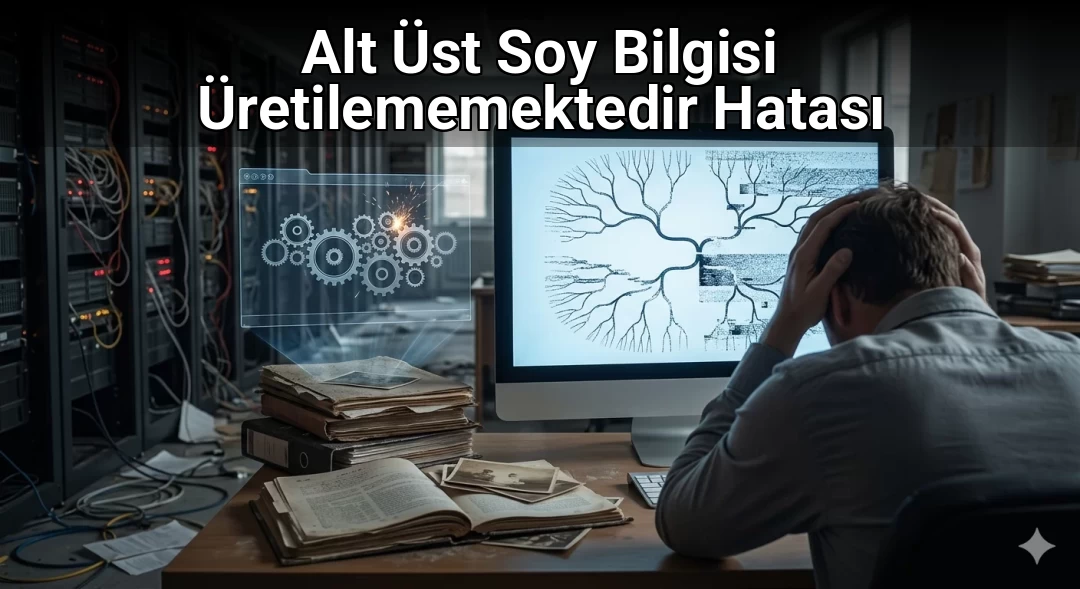 Alt Üst Soy Bilgisi Üretilememektedir Hatası